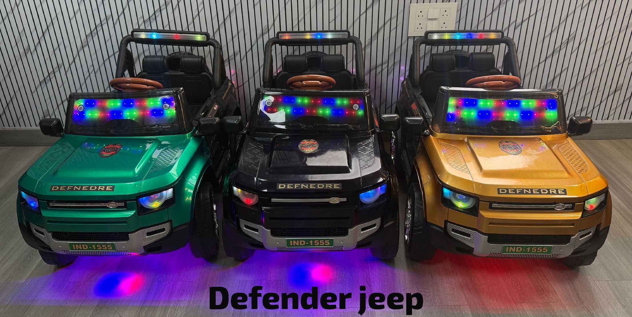 Defender kids battery operated car For age 1 to 10 years kids Make in India With remote control  - Baby Vibe's - Image 4