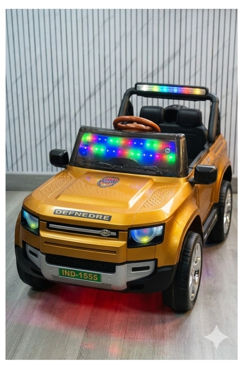 Defender kids battery operated car For age 1 to 10 years kids Make in India With remote control  - Baby Vibe's - Image 2