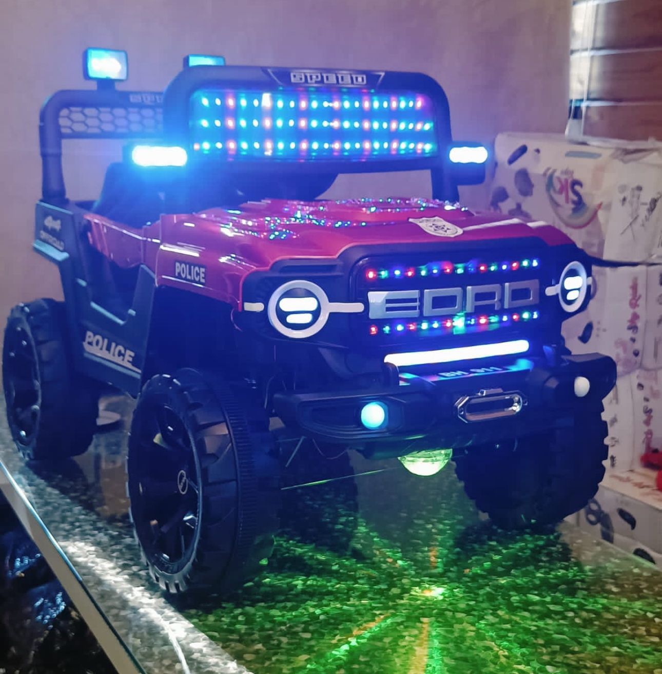 5566 JEEP MOTOR PAINTED - Baby Vibe's