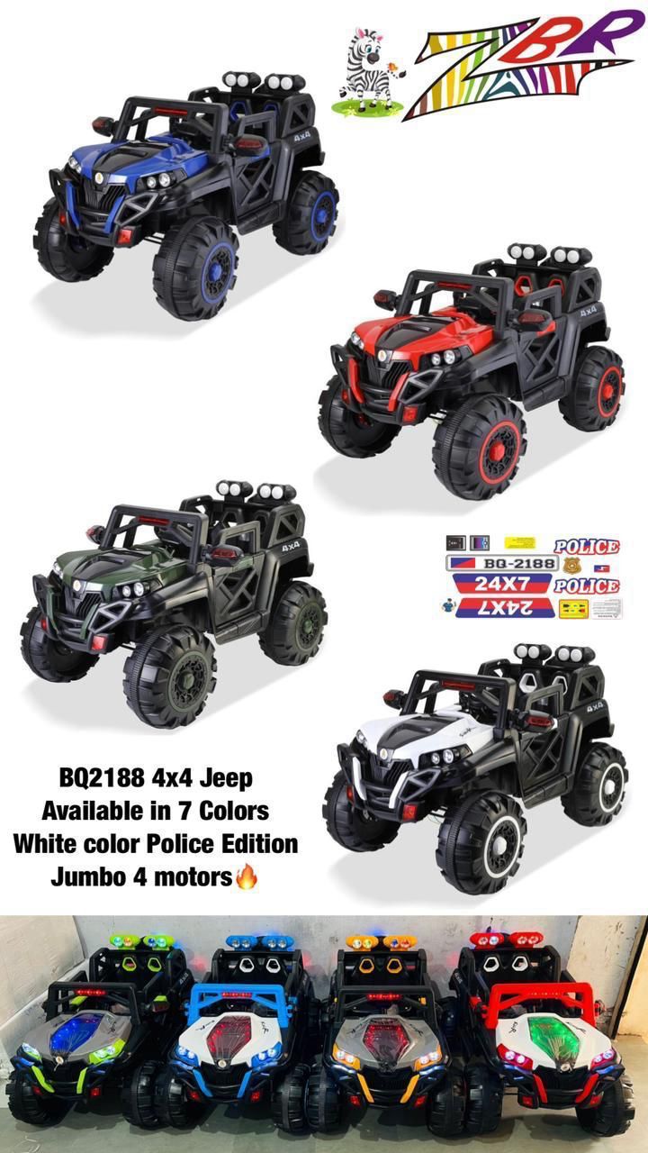 BQ-2188 Jeep 4 Motor - Baby Vibe's