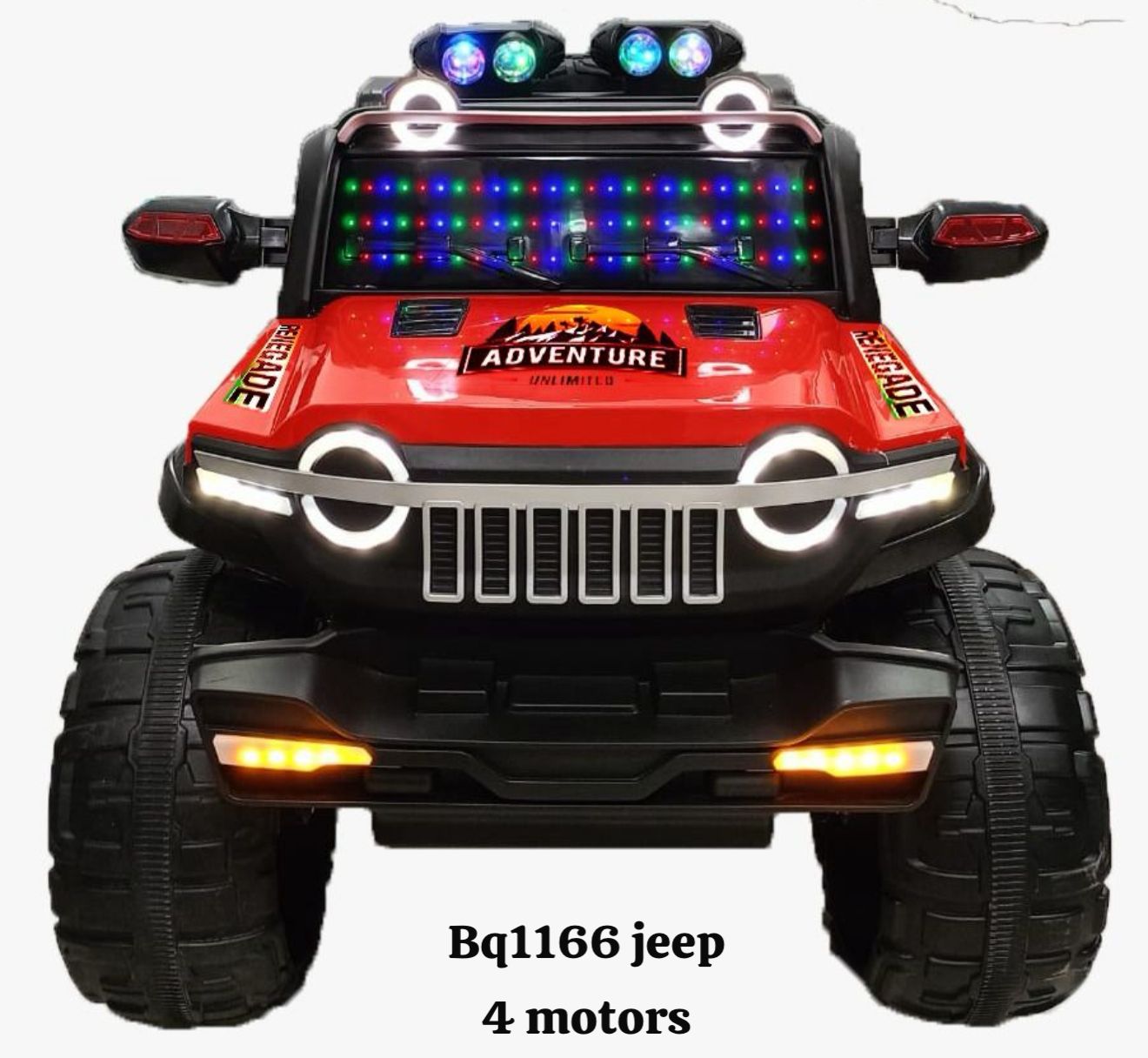 BQ 1166 JEEP 4 MOTORS - Baby Vibe's