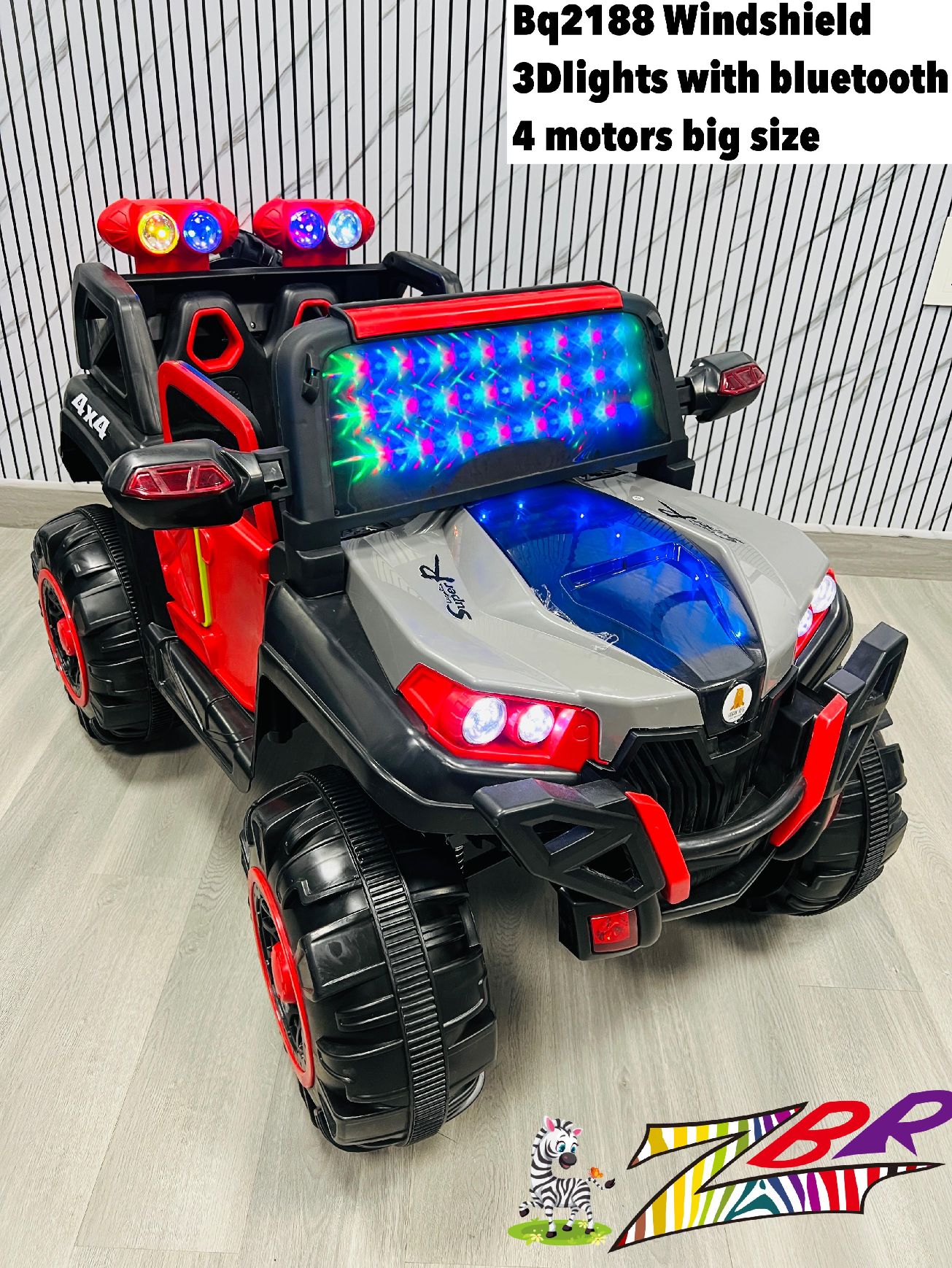 BQ 2188 WINDSHIELD LIGHTS JEEP - Baby Vibe's