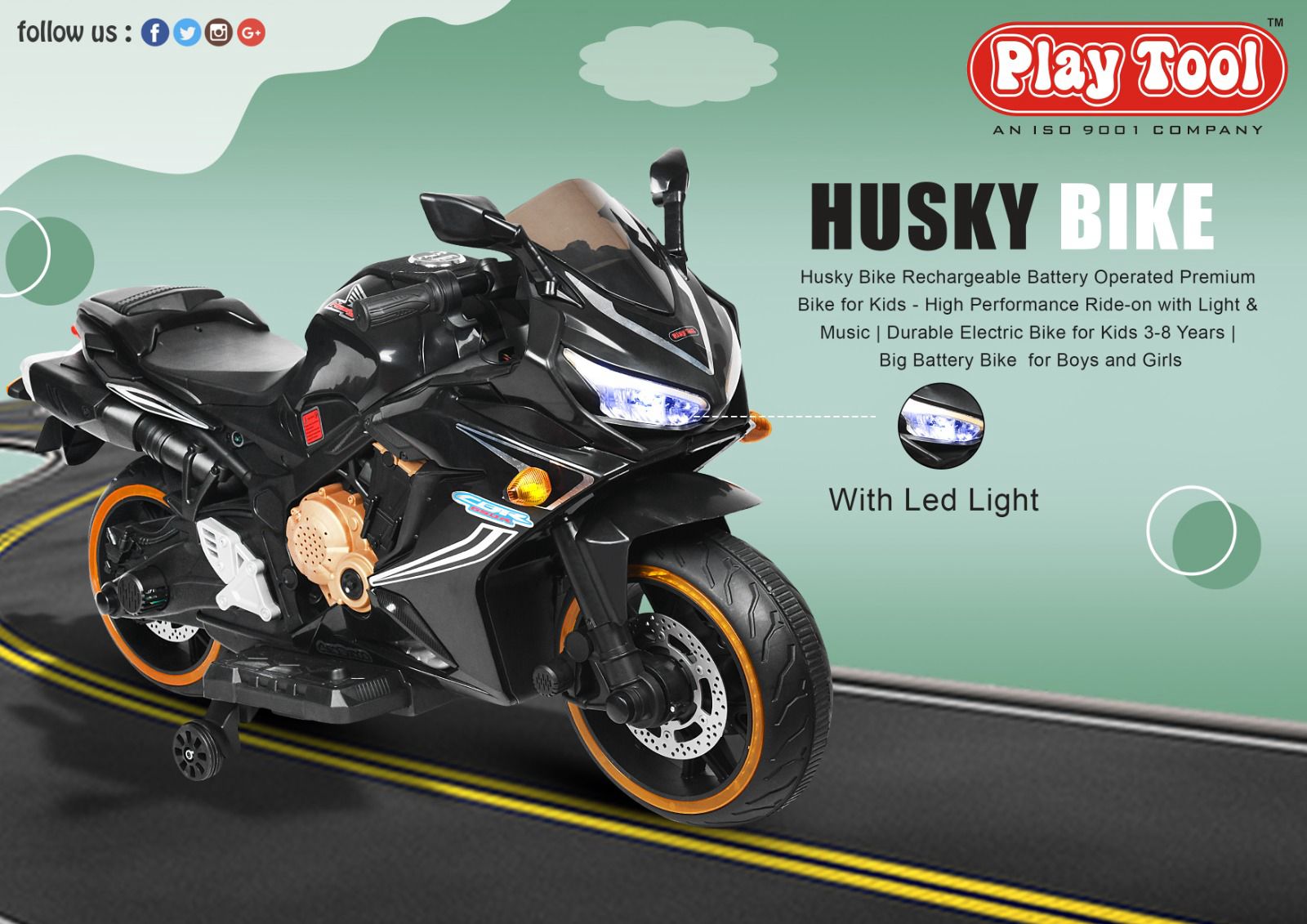 PIO HUSKY BIKE - Baby Vibe's