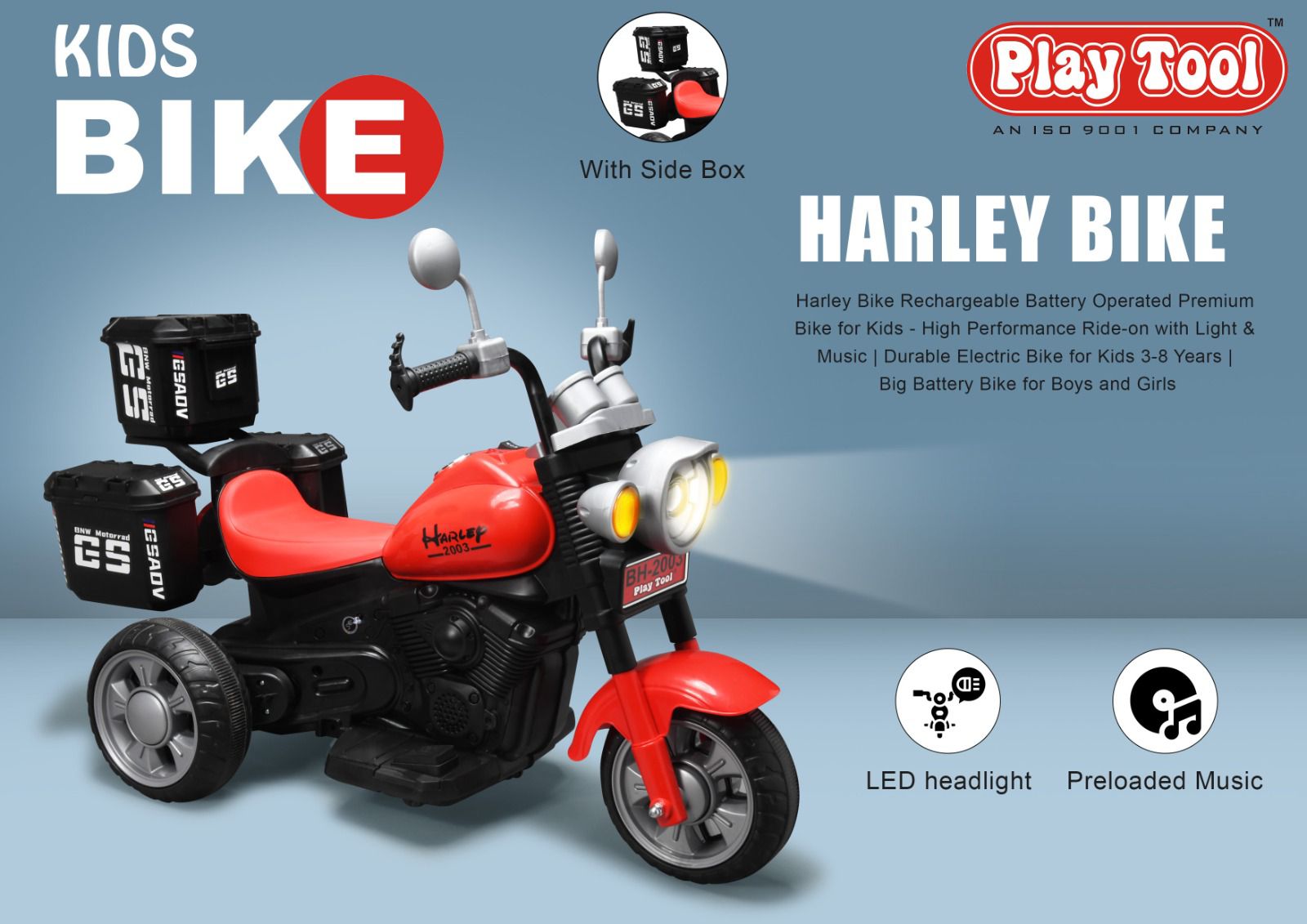 HARLEY BIKE - Baby Vibe's