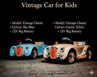 VINTAGE CLASSIC CAR - Baby Vibe's