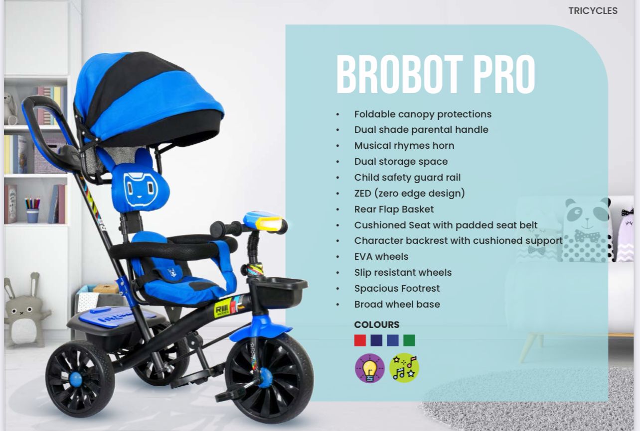 BROBOT PRO HOOD TRICYCLE - Baby Vibe's