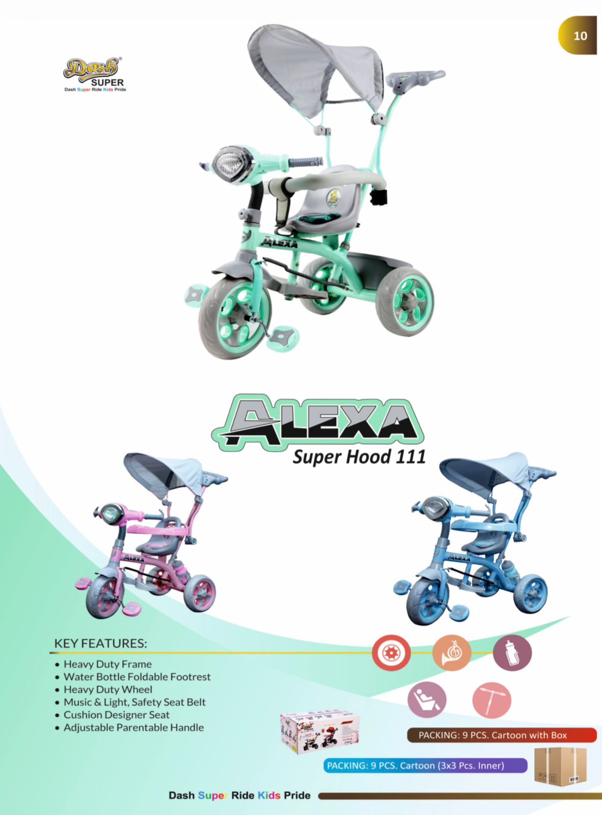 DASH ALEXA TRICYCLE - Baby Vibe's
