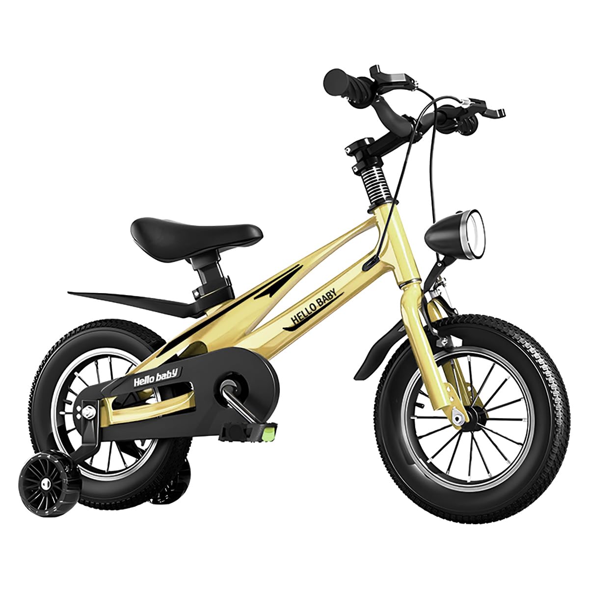 BICYCLE-HJ BABY YELLOW-14inch - Baby Vibe's