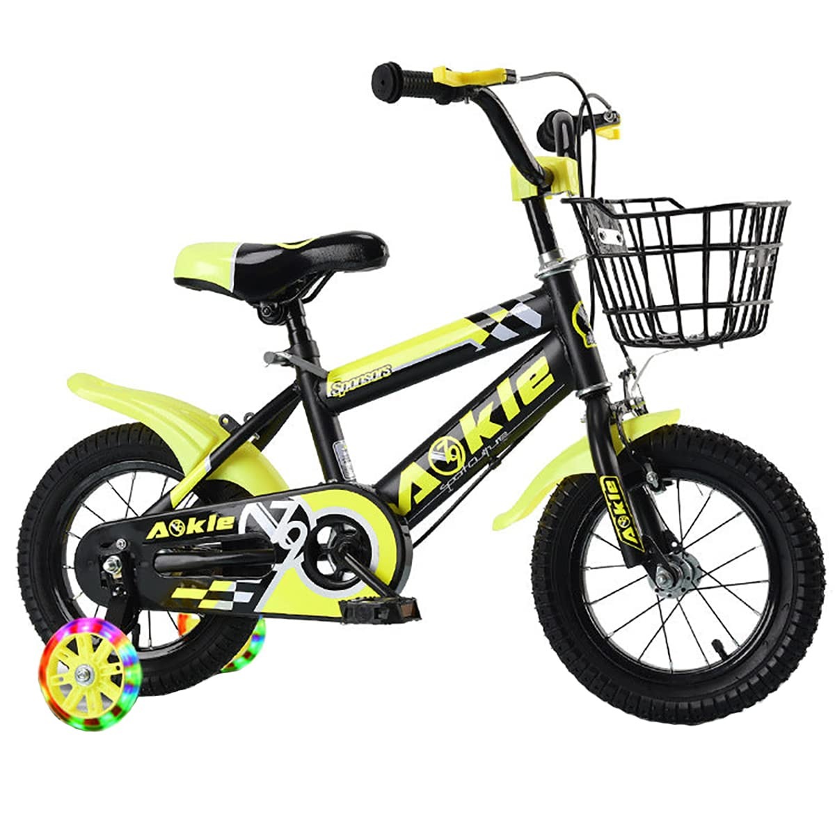 BICYCLE-AOKI PREMIUM YELLOW-14inch - Baby Vibe's