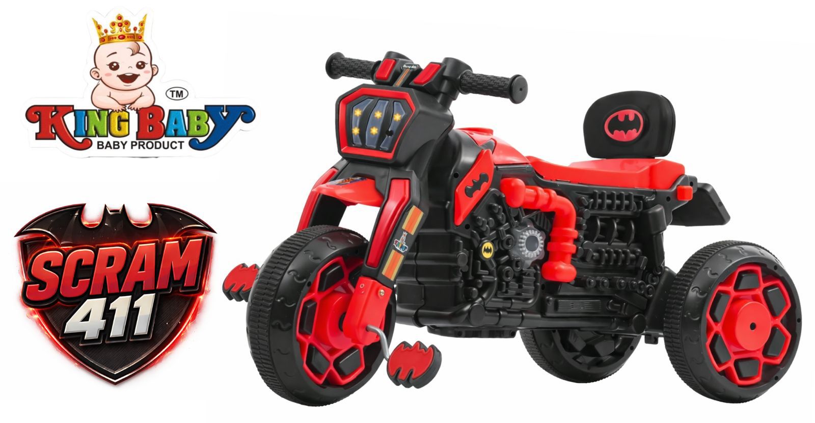 SCRAM 411 TRICYCLE - Baby Vibe's