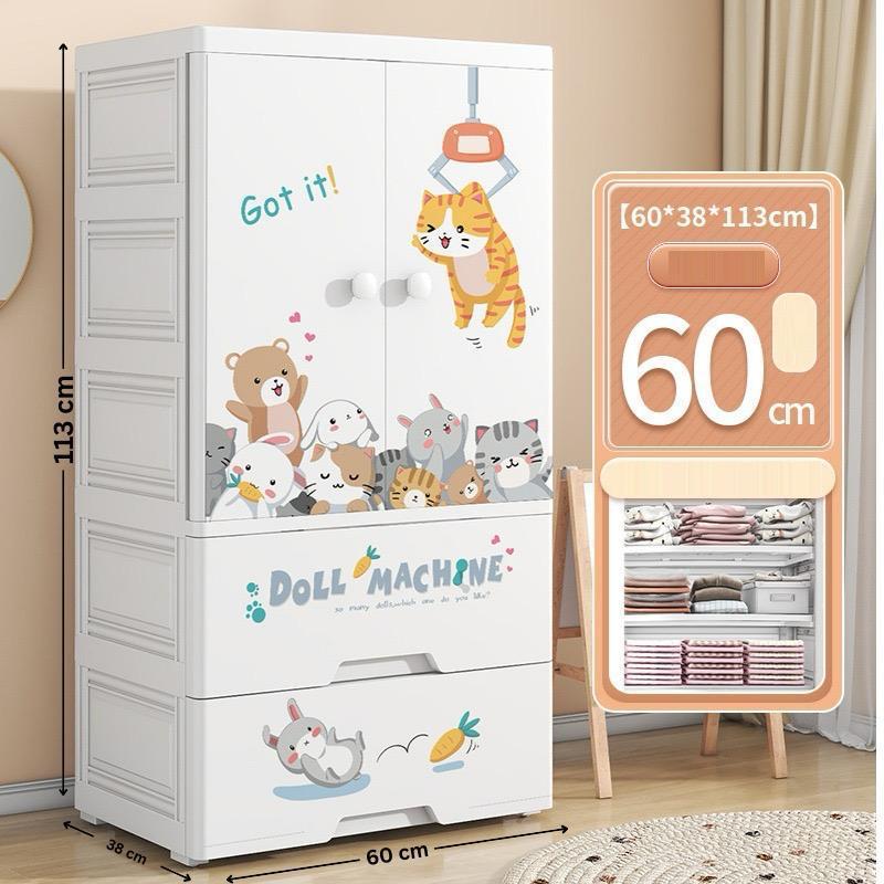 Kids Wardrobe with Shelves – Perfect for Toys & Clothes" - Baby Vibe's